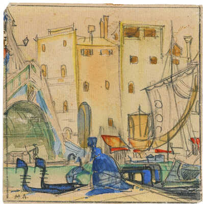 Добужинский Мстислав Валерианович. Венеция 